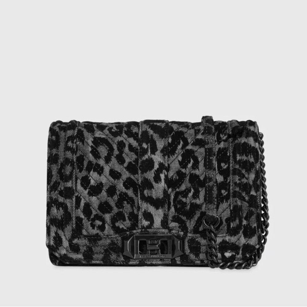 Rebecca Minkoff Chevron quilted love Crossbody